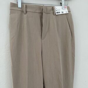 NWT Uniqlo Smart Ankle Pants, Beige
